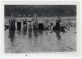 Thumbnail image of item number 1 in: '[Swimmers Near Ferry at Brazos River]'.