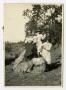 Photograph: [Four Girls Standing on a Rock]