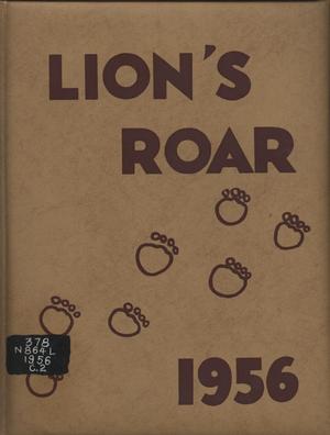 Primary view of object titled 'Lion's Roar, Yearbook of the North Texas Laboratory School, 1956'.