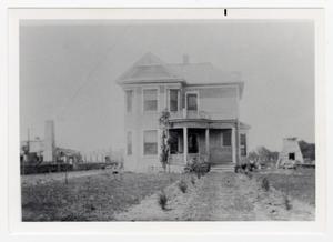Primary view of object titled '[Narrow Two Story House]'.