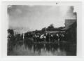 Thumbnail image of item number 1 in: '[Crowd Near Flooded Train Tracks]'.