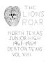 Thumbnail image of item number 4 in: 'Lion's Roar, Yearbook of the North Texas Junior High School, 1969'.
