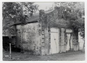 Primary view of object titled '[Back of First Confederate Museum]'.