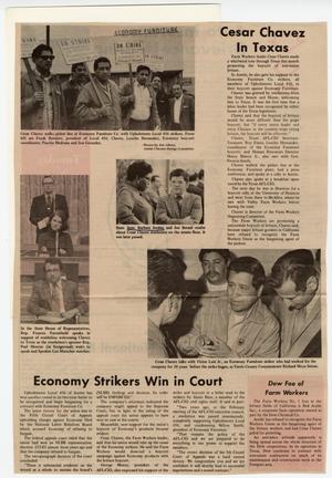 Primary view of object titled '[Barbara C. Jordan Newspaper Clippings: February 1971]'.