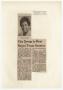 Thumbnail image of item number 3 in: '[Barbara C. Jordan Newspaper Clippings and Photographs: January-June 1970]'.