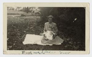 [Photograph of Woman and Baby]