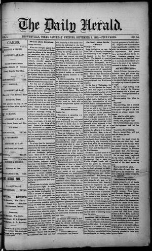The Daily Herald (Brownsville, Tex.), Vol. 1, No. 54, Ed. 1, Saturday, September 3, 1892