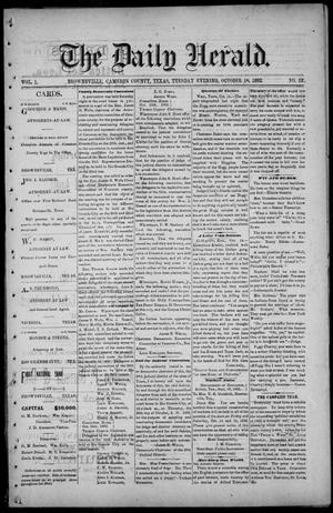 The Daily Herald (Brownsville, Tex.), Vol. 1, No. 92, Ed. 1, Tuesday, October 18, 1892