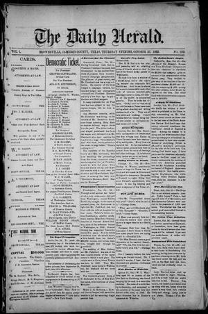 The Daily Herald (Brownsville, Tex.), Vol. 1, No. 100, Ed. 1, Thursday, October 27, 1892