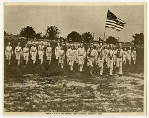 [Photograph of 493rd F.A.B.N. on Parade]