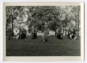 Primary view of object titled '[Photograph of 12th Armored Division Band]'.