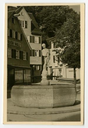 [Photograph of Fountain in Germany]