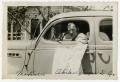 Photograph: [Photograph of a Soldier in a Car]