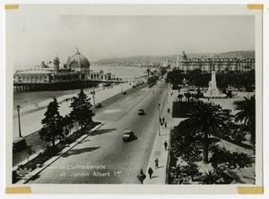 [Photograph of Promenade des Anglais in Nice, France]