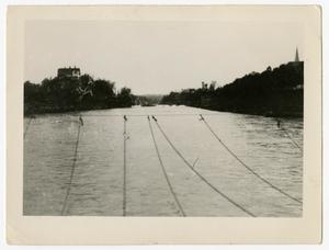 Primary view of object titled '[Ropes on Danube River]'.