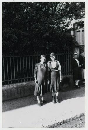 Primary view of object titled '[Photograph of European Women]'.