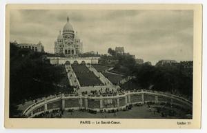 [Postcard of Sacré-Cœur in Paris, France]