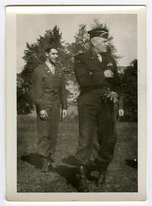 [Photograph of General Holbrook and Officer]