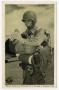 Postcard: [Postcard of Soldier with Pigeon]