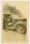 Photograph: [Photograph of Lt. Edward Johnson in Car]