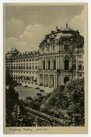 Primary view of object titled '[Postcard of Würzburg Residence]'.