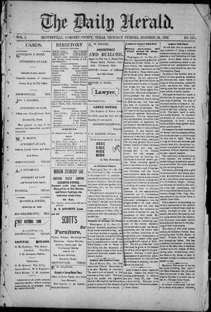 The Daily Herald (Brownsville, Tex.), Vol. 1, No. 148, Ed. 1, Thursday, December 22, 1892