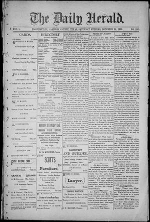 The Daily Herald (Brownsville, Tex.), Vol. 1, No. 150, Ed. 1, Saturday, December 24, 1892
