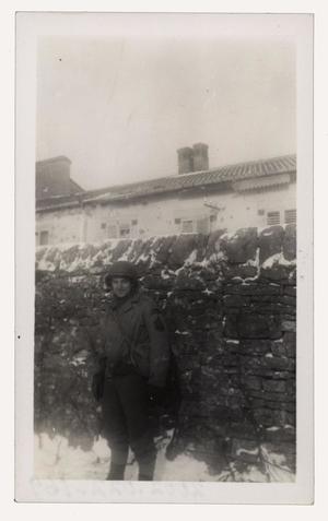 [Photograph of Clarence Whitefield in France]