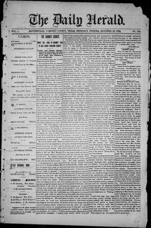 The Daily Herald (Brownsville, Tex.), Vol. 1, No. 154, Ed. 1, Thursday, December 29, 1892