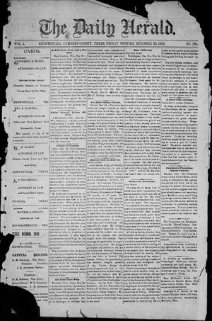 The Daily Herald (Brownsville, Tex.), Vol. 1, No. 155, Ed. 1, Friday, December 30, 1892