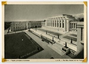 [Postcard of Palace of Nations]