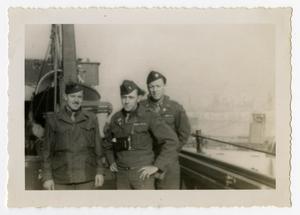 [Photograph of Officers on Ship]