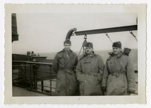 [Photograph of Soldiers on Ship]