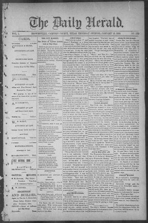 The Daily Herald (Brownsville, Tex.), Vol. 1, No. 172, Ed. 1, Thursday, January 19, 1893