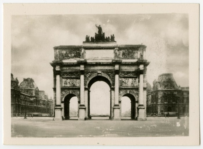 Photograph Of Arc De Triomphe Du Carrousel The Portal To Texas History