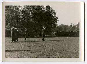 [Photograph of Soldiers Saluting]