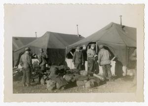 [Photograph of Soldiers in Camp]