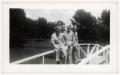 Photograph: [Photograph of Soldiers on Bridge]
