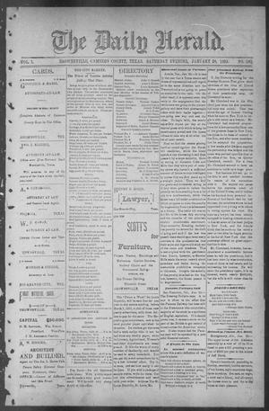 The Daily Herald (Brownsville, Tex.), Vol. 1, No. 180, Ed. 1, Saturday, January 28, 1893