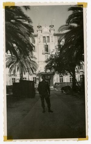 [Photograph of Soldier in France]