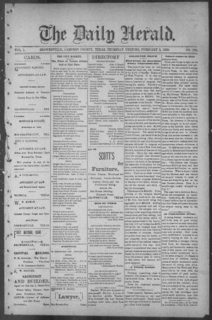 The Daily Herald (Brownsville, Tex.), Vol. 1, No. 184, Ed. 1, Thursday, February 2, 1893