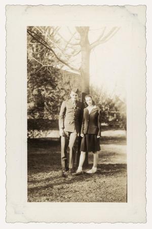 [Photograph of Clarence Whitefield and Jane Hammond]