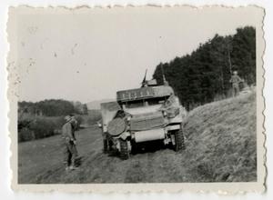 [Photograph of Army Half-track]