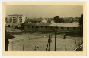 [Postcard of Cannes Tennis Courts]