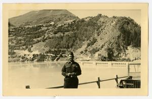 [Postcard of Edward Johnson in Alps]