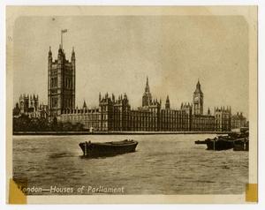 [Postcard of Palace of Westminster in London]