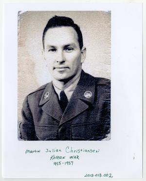 [Martin Julian Christiansen During Korean War]