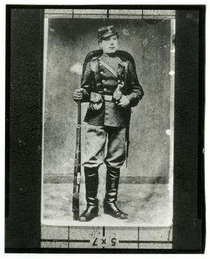 Primary view of object titled '[Mads Andersen in Uniform]'.