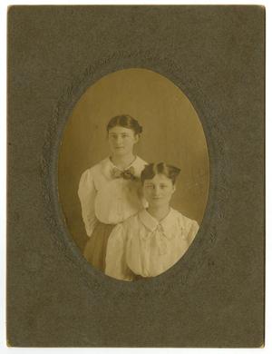 Primary view of object titled '[Lillie Mauk Hiltpold and Ruth Mauk Nickelson]'.
