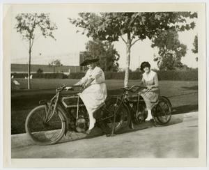 [Two Women on Motorcycles]